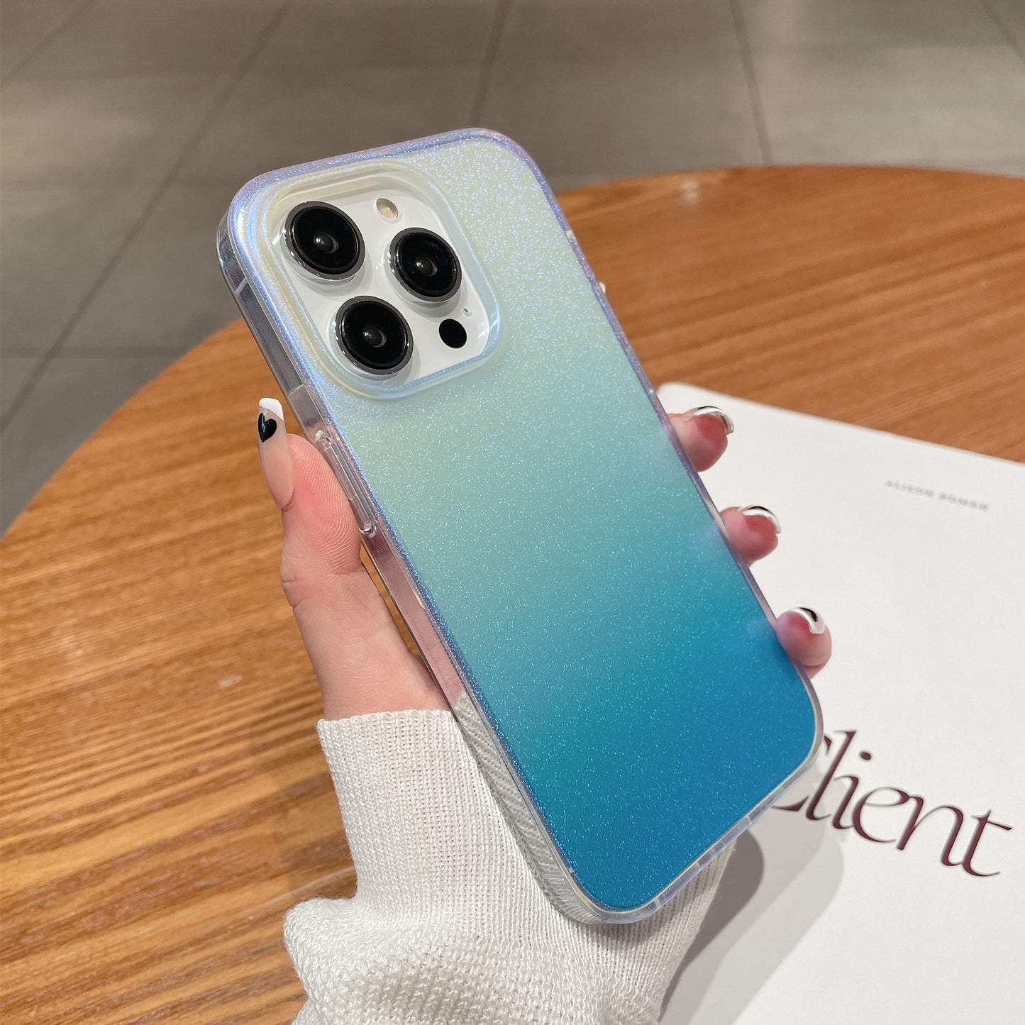 luxury new design phone case 14 pro Gypsophila gradient phone case for iphone 11 12 13 14  mobile cover