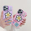 Super quality tpu pc phone case sublimation cute flower phone cover for iphone 12
