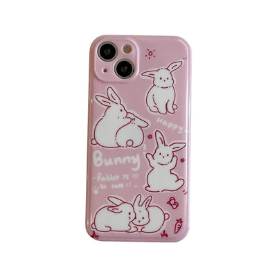 New Ins Cute Cartoon Square Thin Case For iphone 13 iphine 14 pro Candy Color Cover For iphone 14 pro max Anti-fall Case
