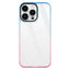 Unique design two-color gradient transparent phone case magnetic mobile phone cover for iphone 12