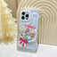 New fashion Flower mobile phone case Anti-knock Shockproof Clear Transparent Phone Case for iphone 14