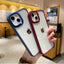 Luxury Anti-yellow Metal Lens Transparent PC Phone Case for iPhone 11 12 13/13 Pro/13 Pro Max