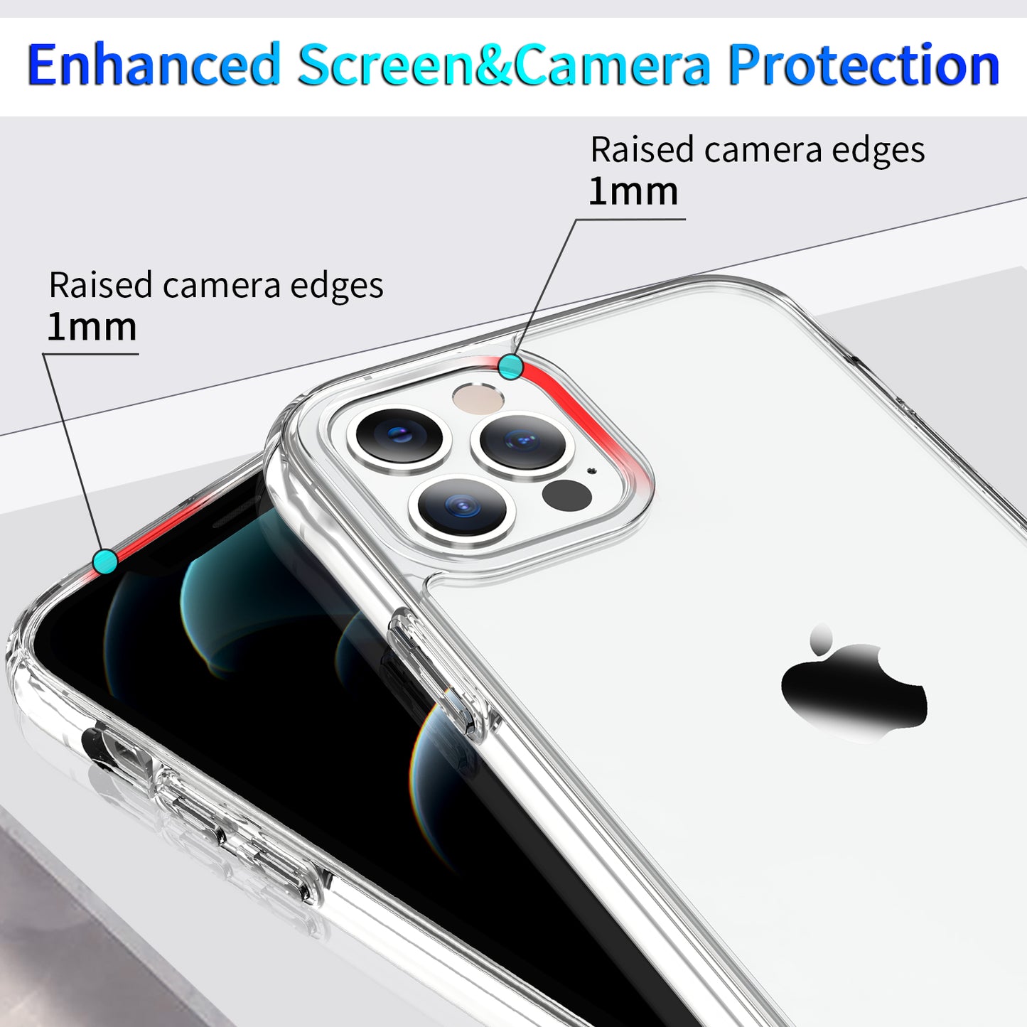 New Arrival Magnetic Transparent Clear Shockproof Phone Case for iPhone 12 pro max Wireless Charging